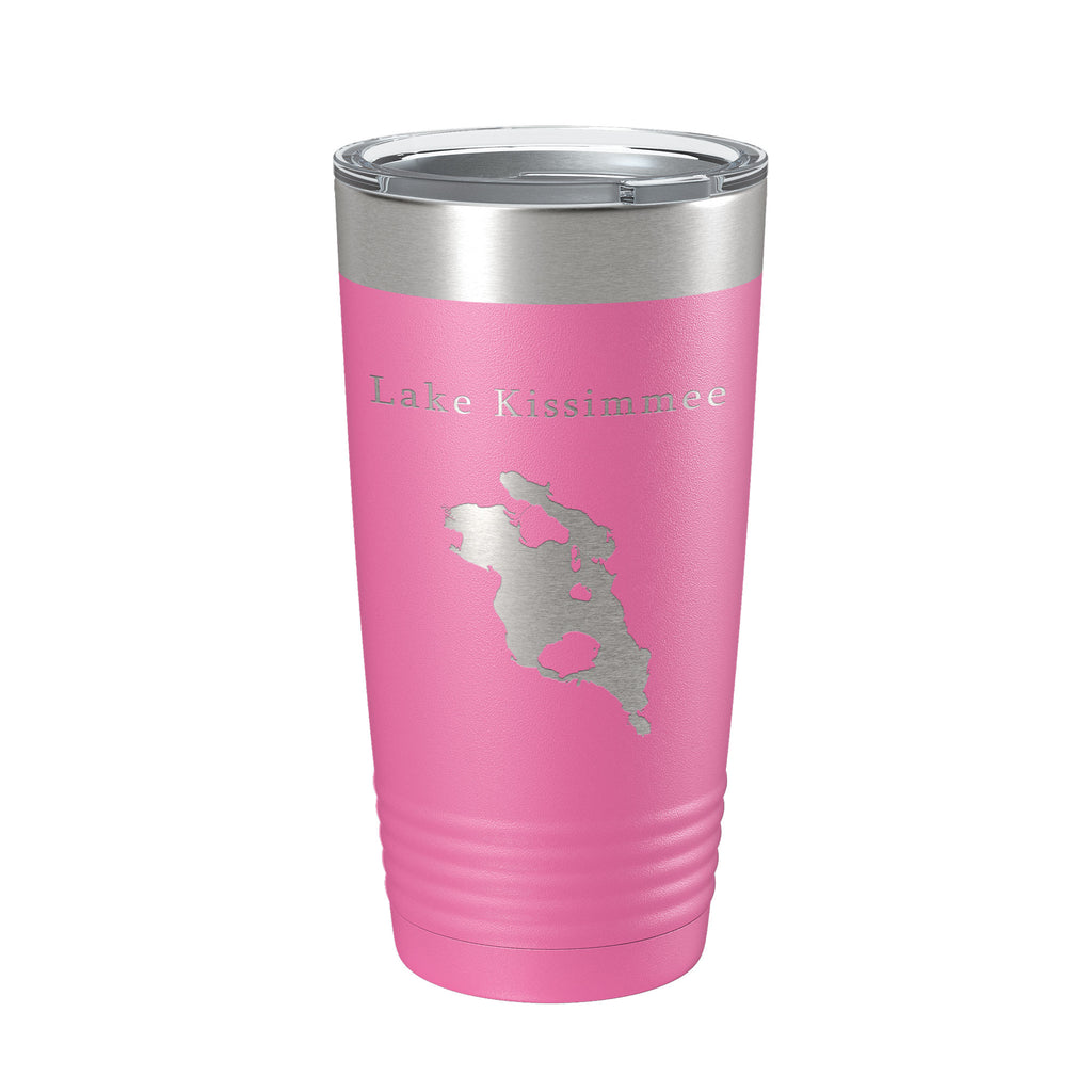 Lake Kissimmee Map Tumbler Travel Mug Insulated Laser Engraved Coffee Cup Florida 20 oz