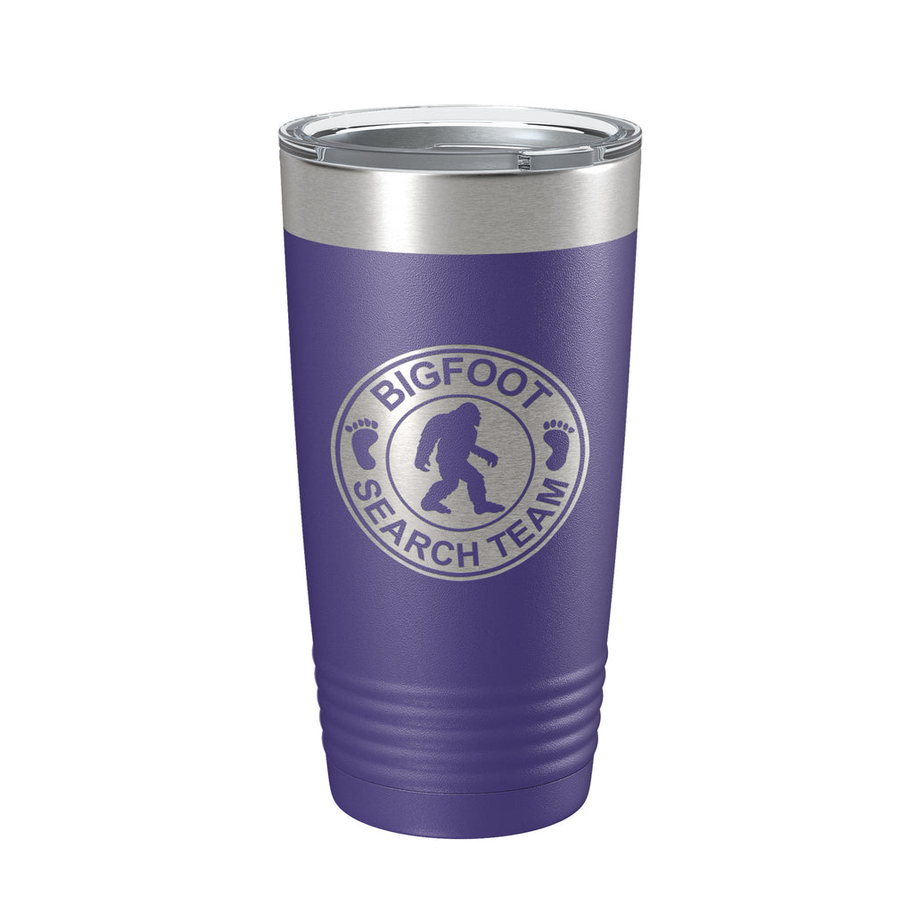 Bigfoot Tumbler Sasquatch Search Team Travel Mug Insulated Laser Engraved Coffee Cup Outdoorsman Gift 20 oz