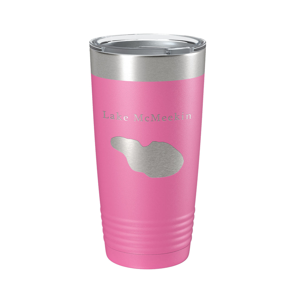 Lake McMeekin Map Tumbler Travel Mug Insulated Laser Engraved Coffee Cup Florida 20 oz