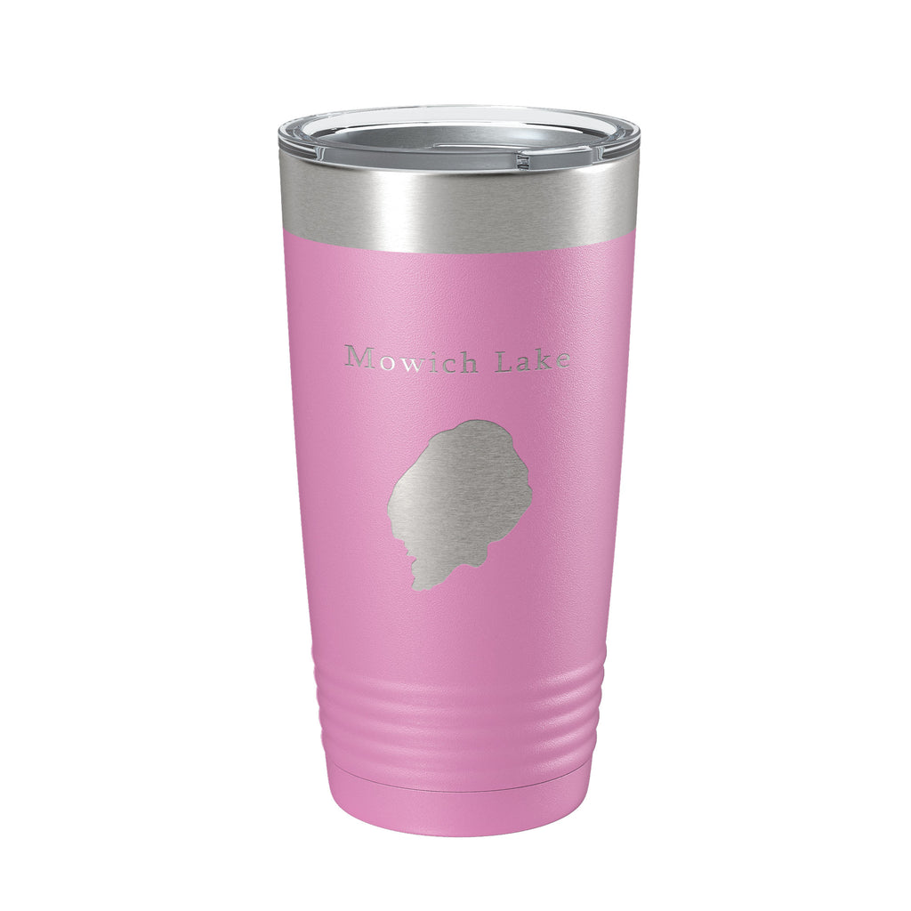 Mowich Lake Map Tumbler Travel Mug Insulated Laser Engraved Coffee Cup Washington 20 oz