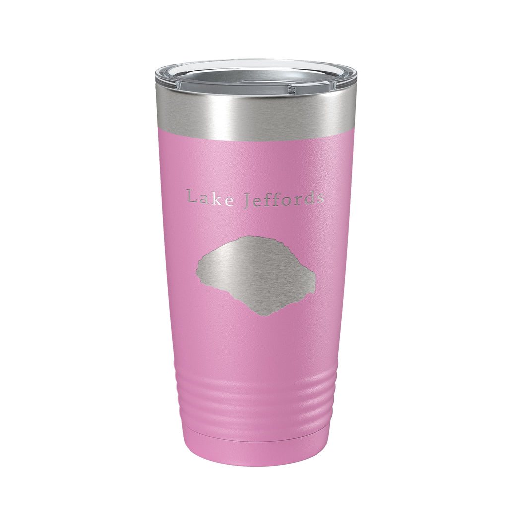 Lake Jeffords Map Tumbler Travel Mug Insulated Laser Engraved Coffee Cup Florida 20 oz