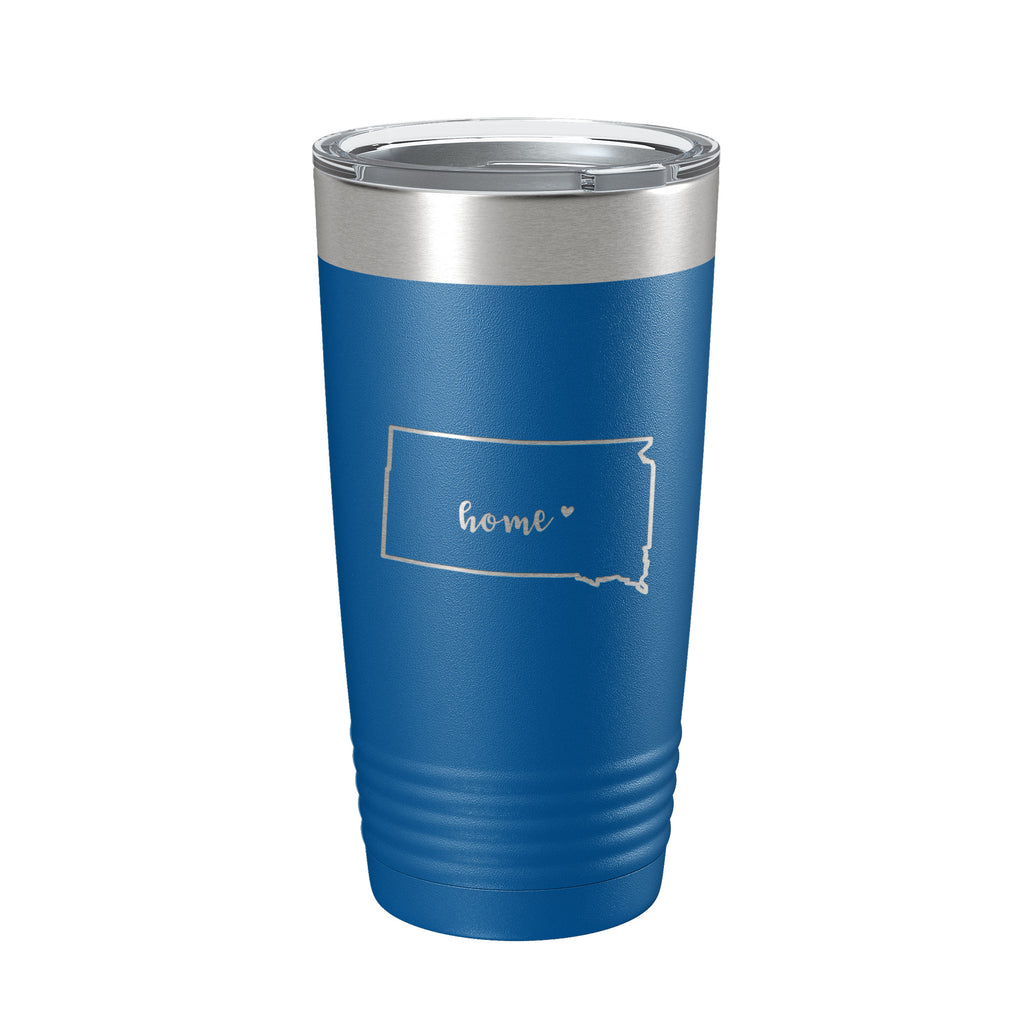 South Dakota Tumbler Home State Travel Mug Insulated Laser Engraved Map Coffee Cup 20 oz