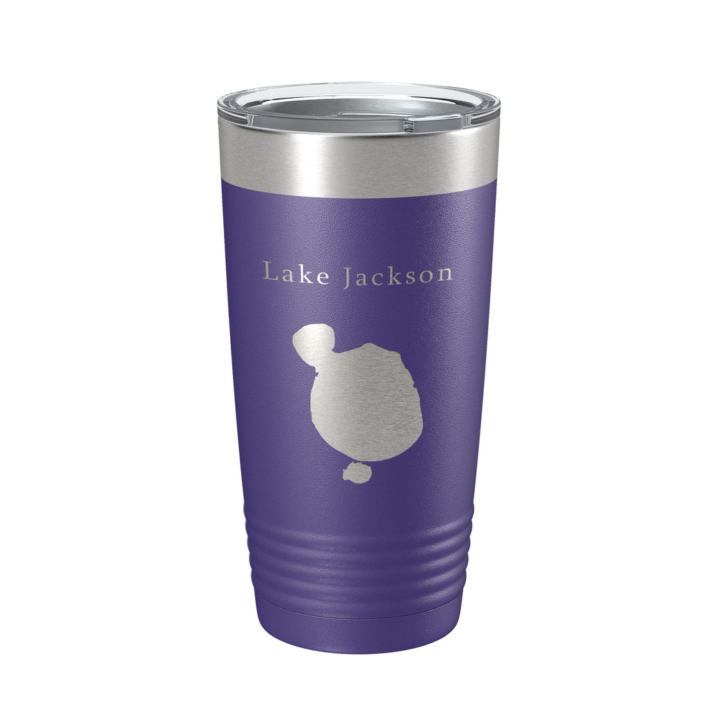 Lake Jackson Map Tumbler Travel Mug Insulated Laser Engraved Coffee Cup Sebring, FL 20 oz