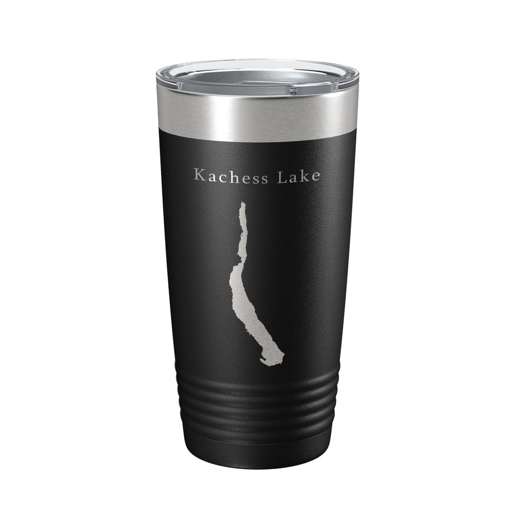 Kachess Lake Map Tumbler Travel Mug Insulated Laser Engraved Coffee Cup Washington 20 oz