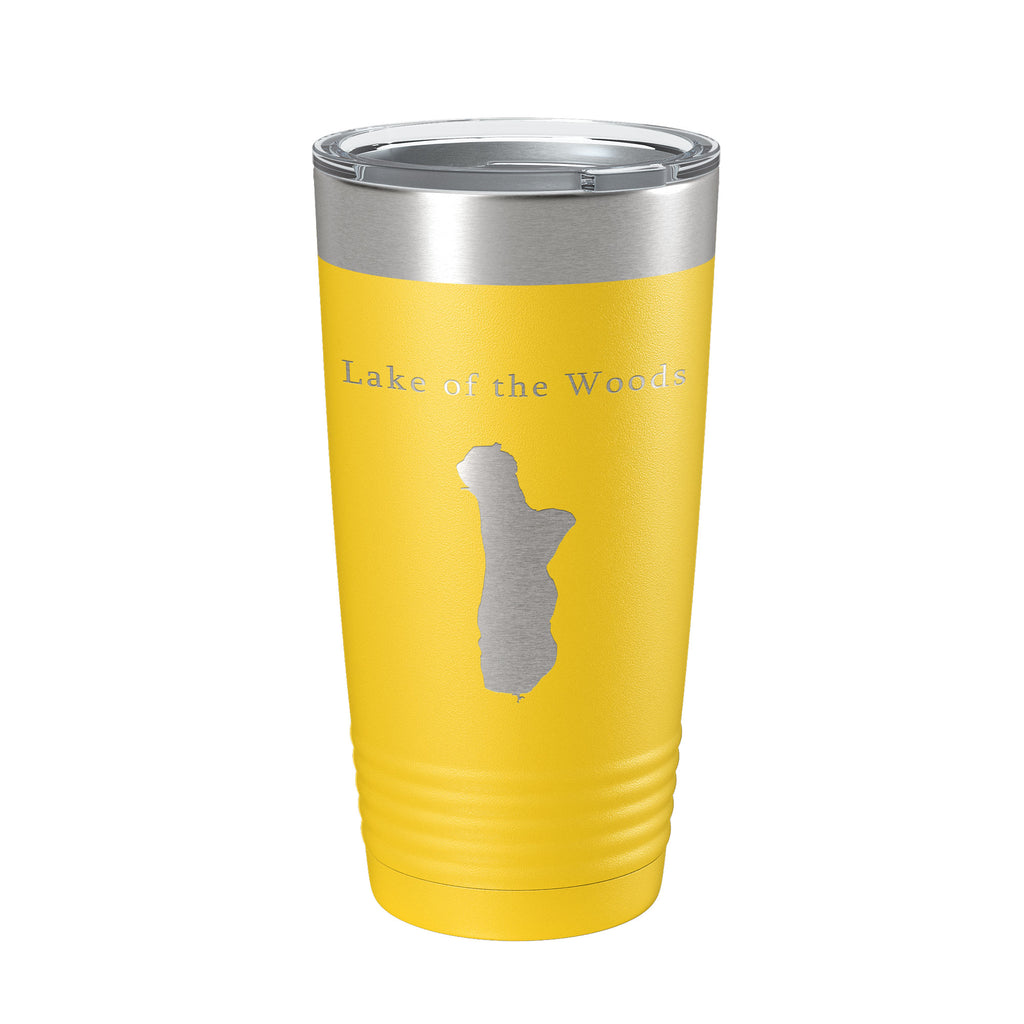 Lake of the Woods Map Tumbler Travel Mug Insulated Laser Engraved Coffee Cup Oregon 20 oz