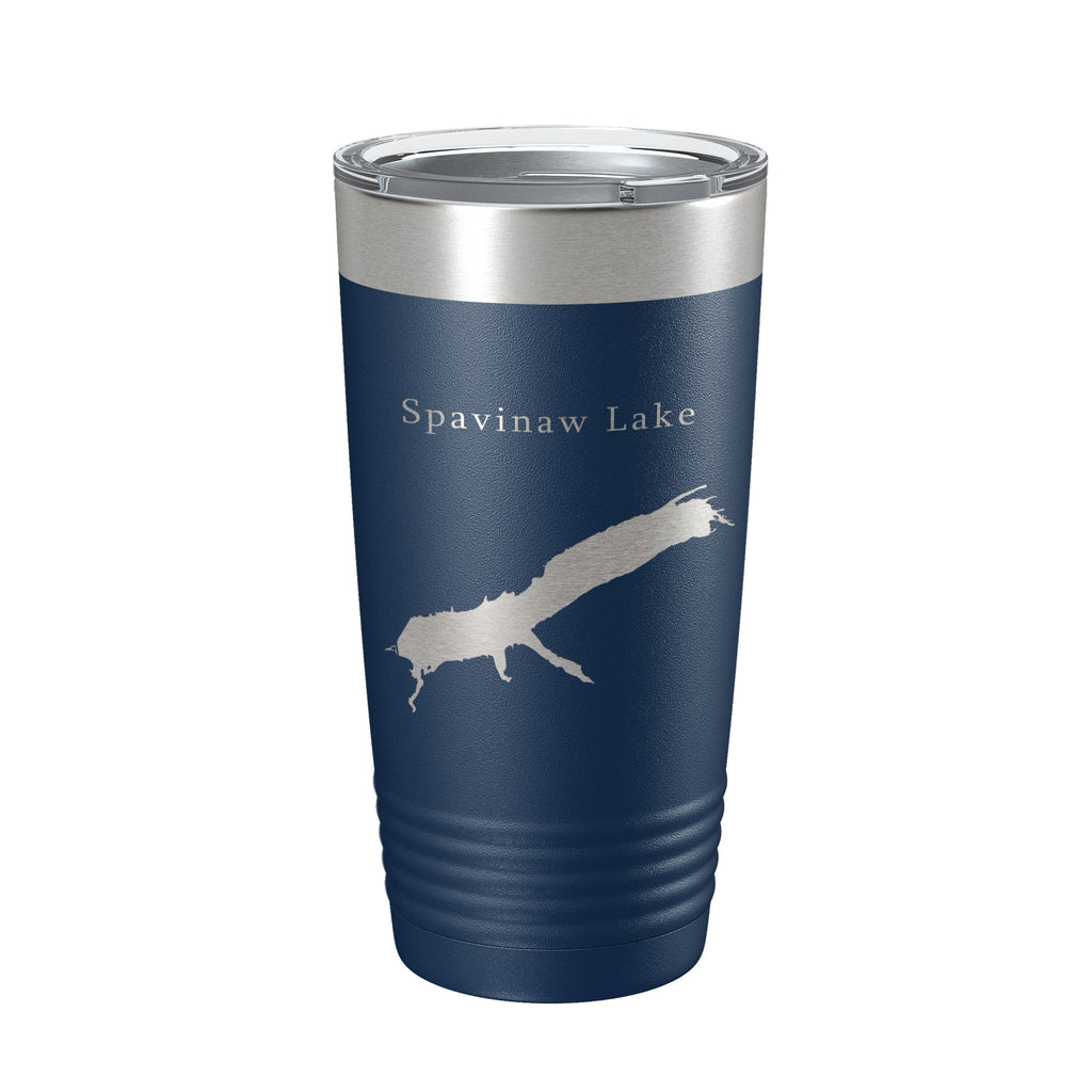 Spavinaw Lake Map Tumbler Travel Mug Insulated Laser Engraved Coffee Cup Oklahoma 20 oz