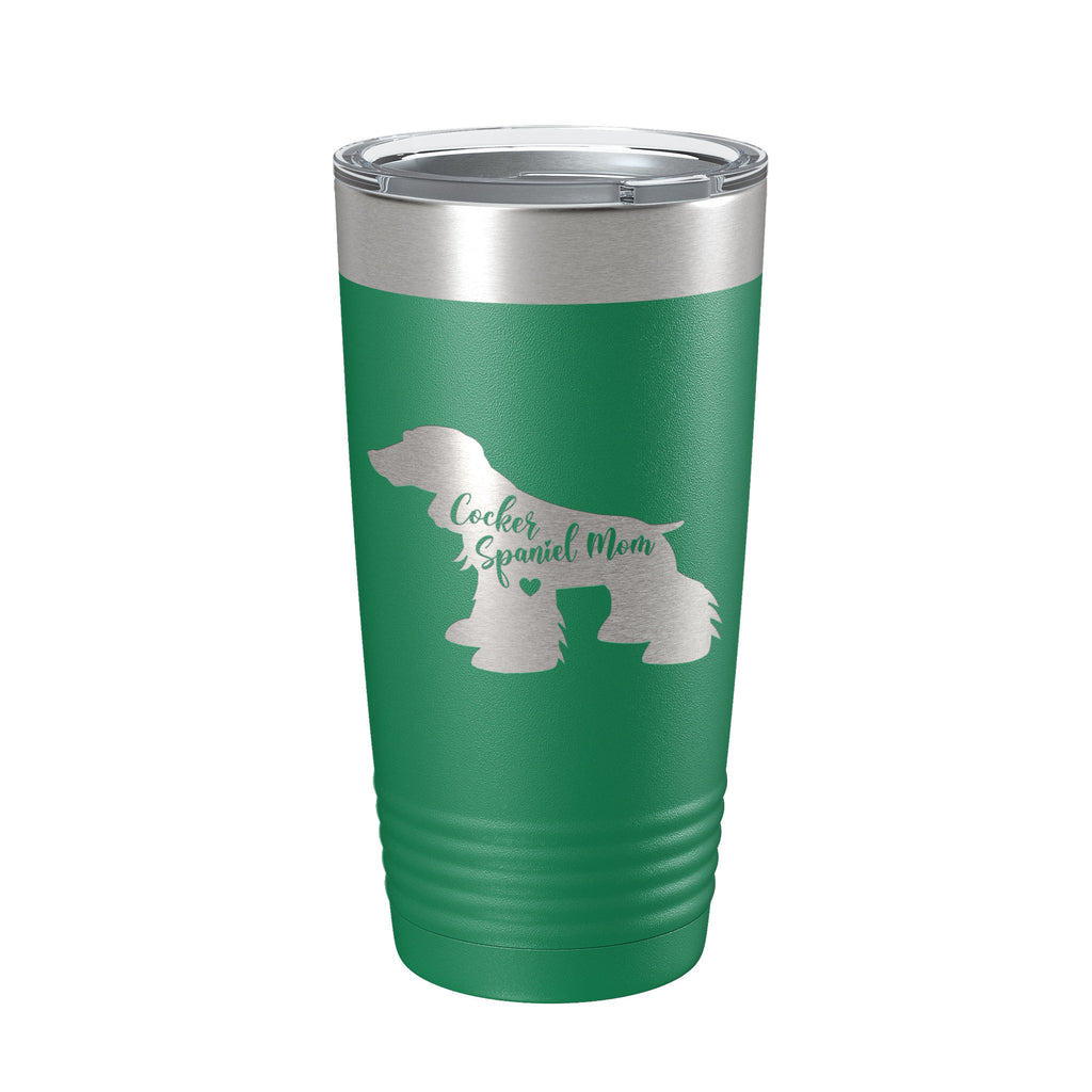 Cocker Spaniel Mom Tumbler Dog Travel Mug Gift Insulated Laser Engraved Coffee Cup 20 oz