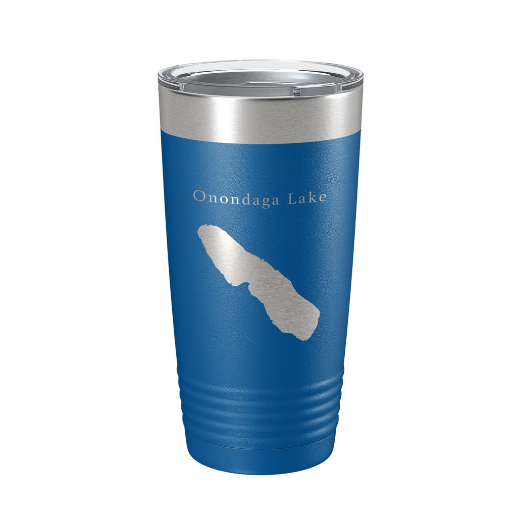 Onondaga Lake Map Tumbler Travel Mug Insulated Laser Engraved Coffee Cup Syracuse New York 20 oz