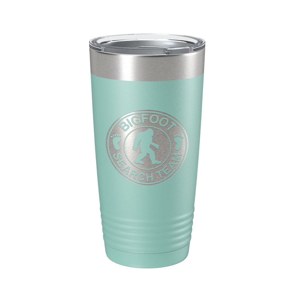 Bigfoot Tumbler Sasquatch Search Team Travel Mug Insulated Laser Engraved Coffee Cup Outdoorsman Gift 20 oz