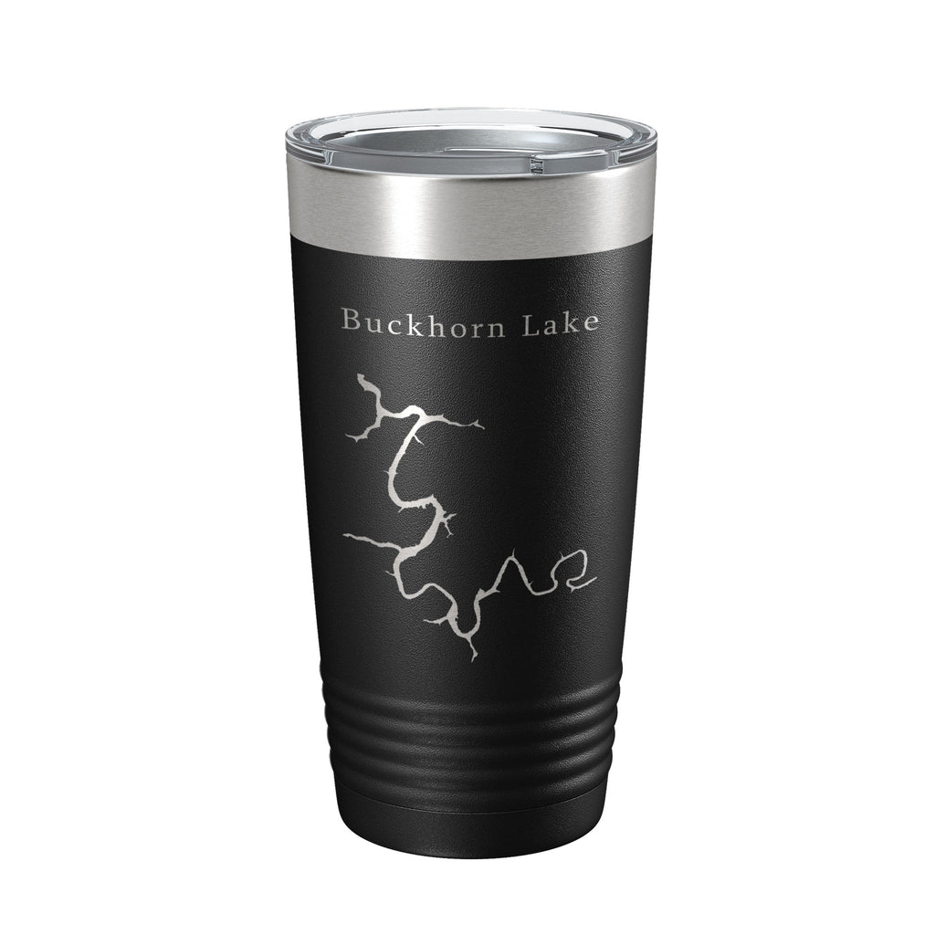 Buckhorn Lake Map Tumbler Travel Mug Insulated Laser Engraved Coffee Cup Kentucky 20 oz