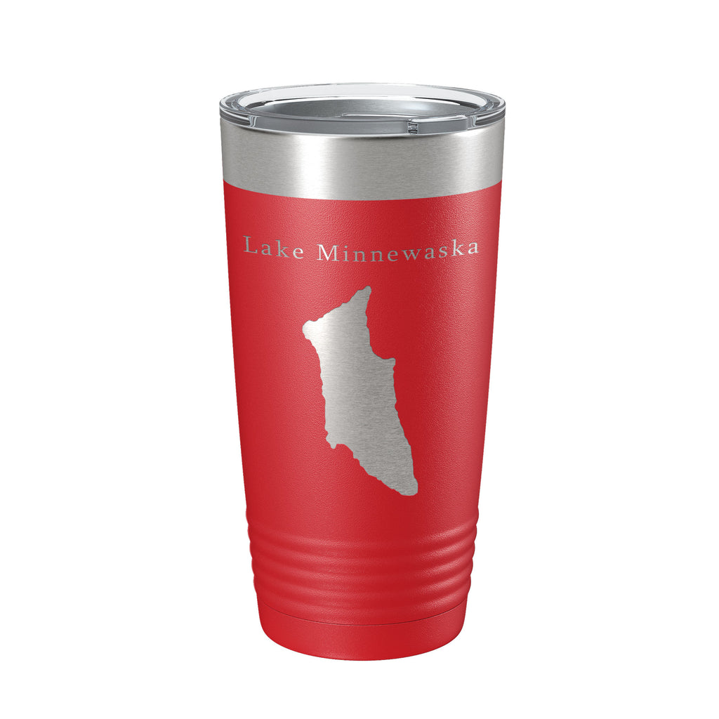 Lake Minnewaska Map Tumbler Travel Mug Insulated Laser Engraved Coffee Cup New York 20 oz