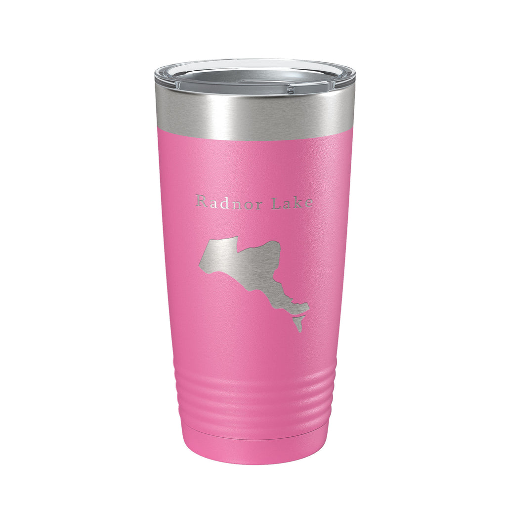 Radnor Lake Map Tumbler Travel Mug Insulated Laser Engraved Coffee Cup Brentwood Tennessee 20 oz
