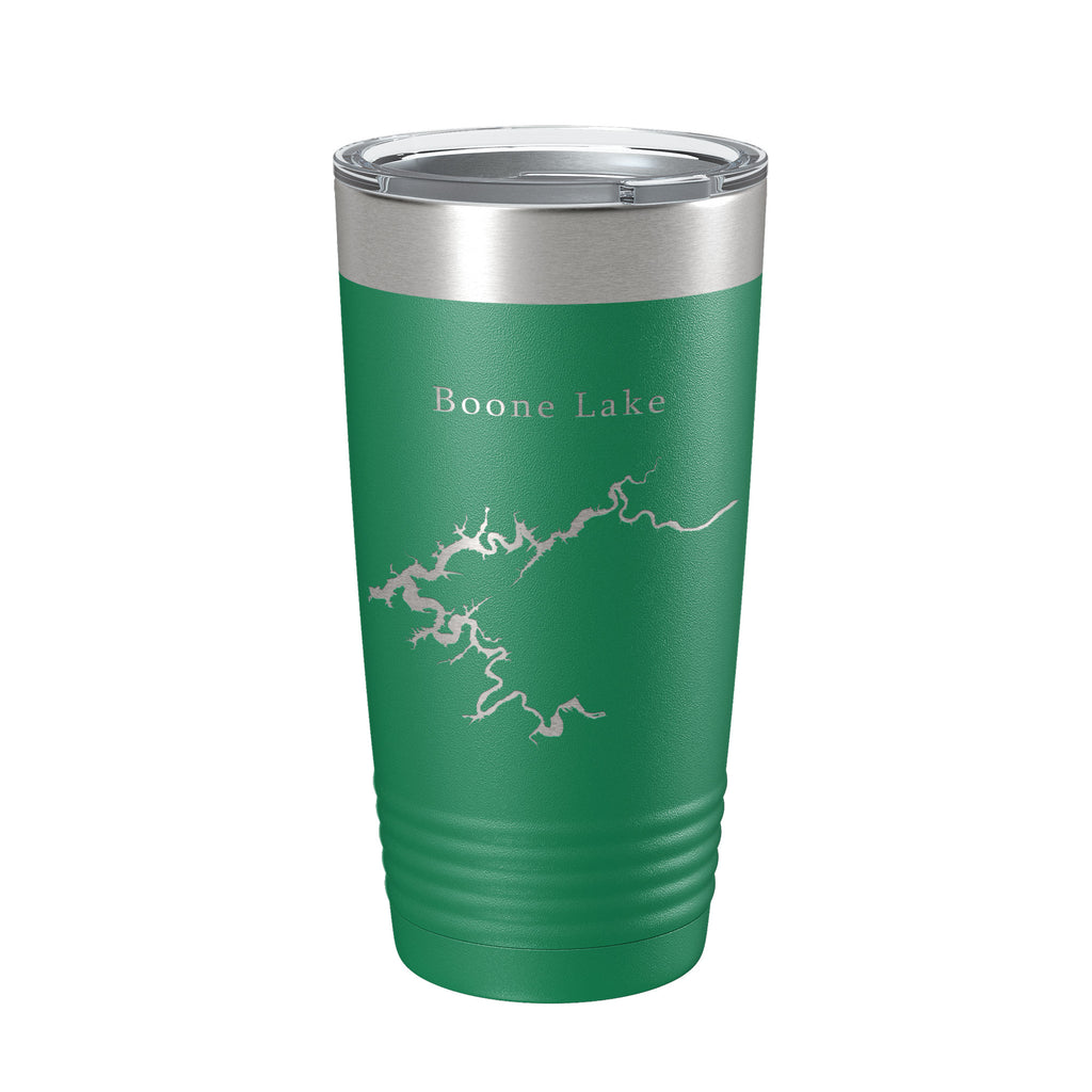 Boone Lake Map Tumbler Travel Mug Insulated Laser Engraved Coffee Cup Tennessee 20 oz