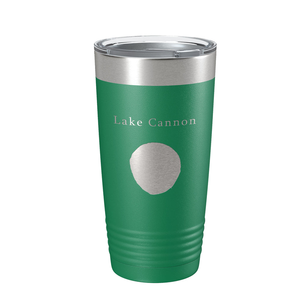 Lake Cannon Map Tumbler Travel Mug Insulated Laser Engraved Coffee Cup Florida 20 oz