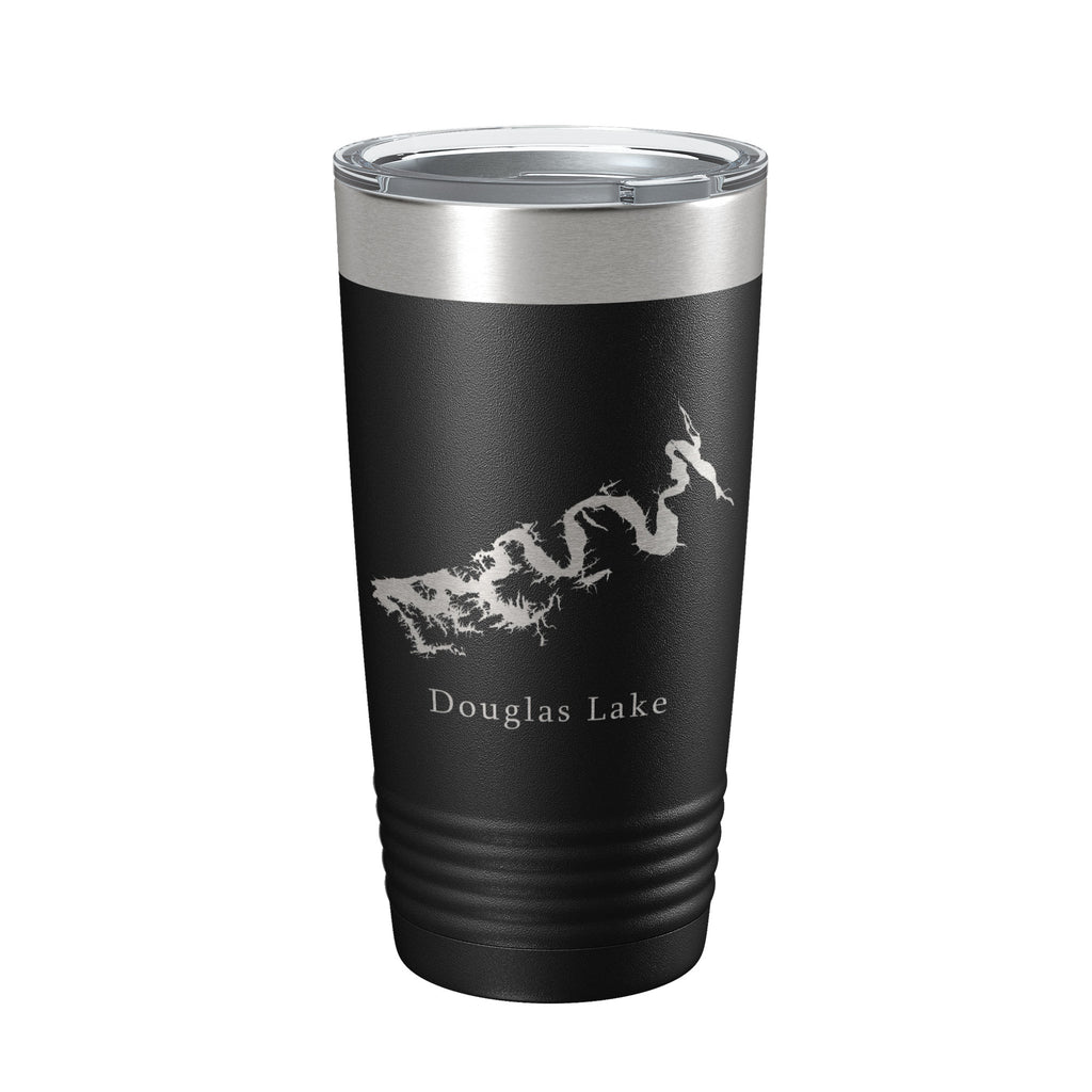 Douglas Lake Map Tumbler Travel Mug Insulated Laser Engraved Coffee Cup Tennessee 20 oz