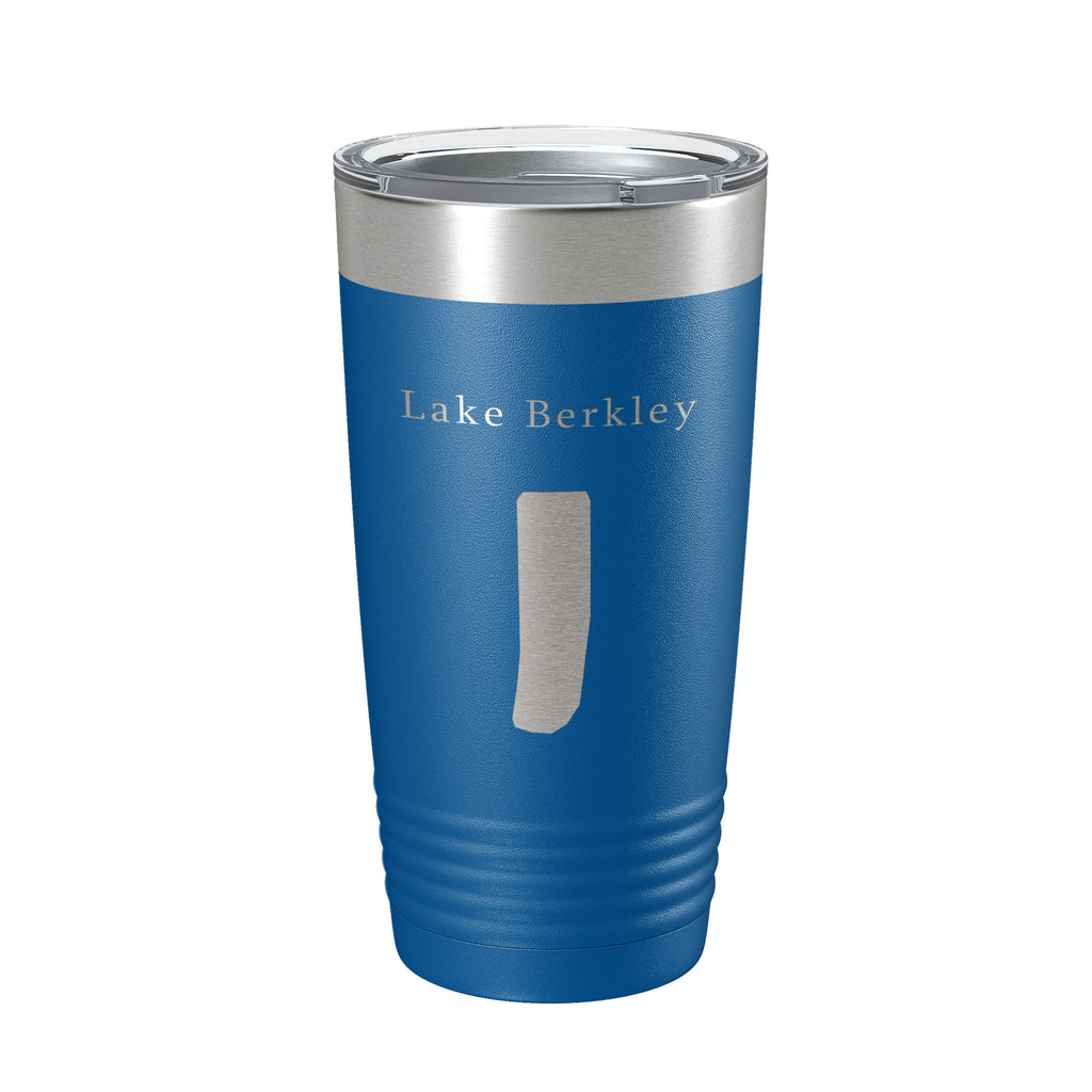 Lake Berkley Map Tumbler Travel Mug Insulated Laser Engraved Coffee Cup Florida 20 oz