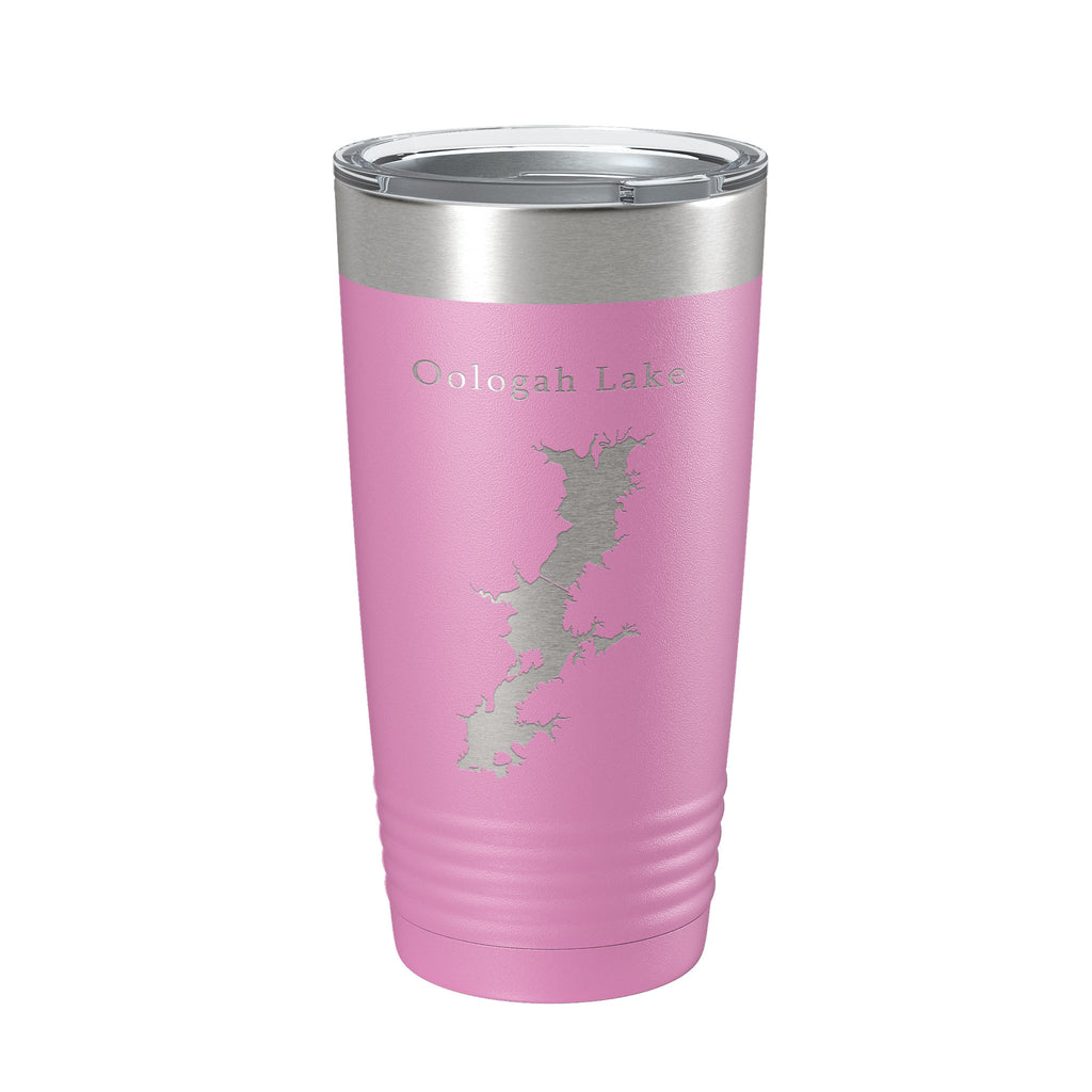 Oologah Lake Map Tumbler Travel Mug Insulated Laser Engraved Coffee Cup Oklahoma 20 oz