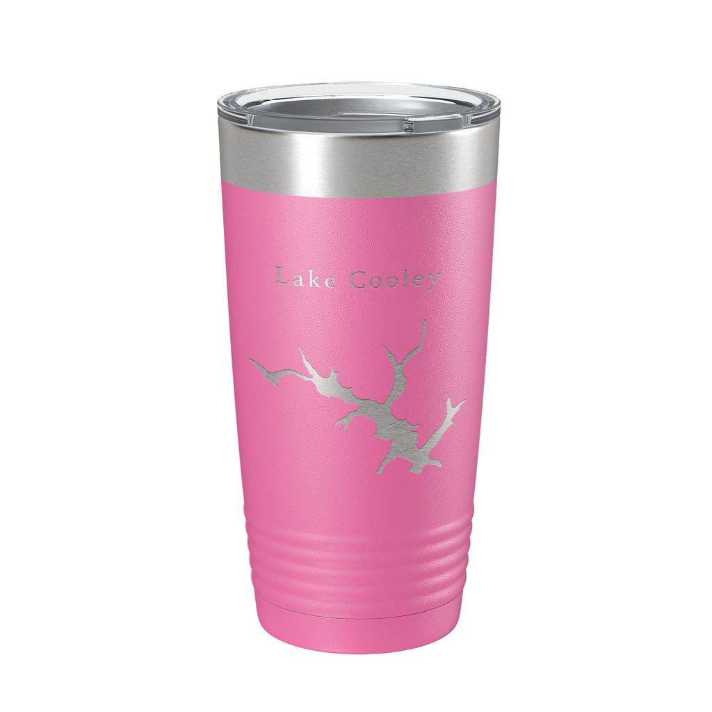 Lake Cooley Map Tumbler Travel Mug Insulated Laser Engraved Coffee Cup South Carolina 20 oz
