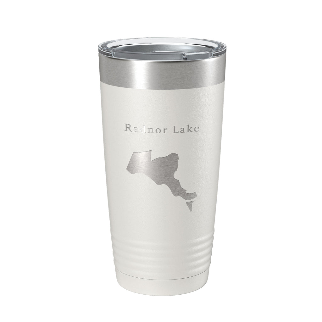 Radnor Lake Map Tumbler Travel Mug Insulated Laser Engraved Coffee Cup Brentwood Tennessee 20 oz