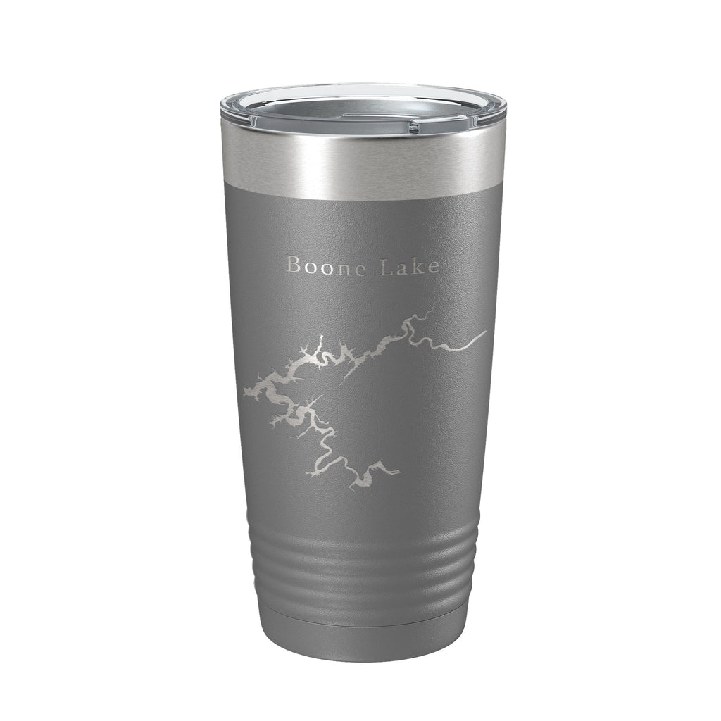 Boone Lake Map Tumbler Travel Mug Insulated Laser Engraved Coffee Cup Tennessee 20 oz