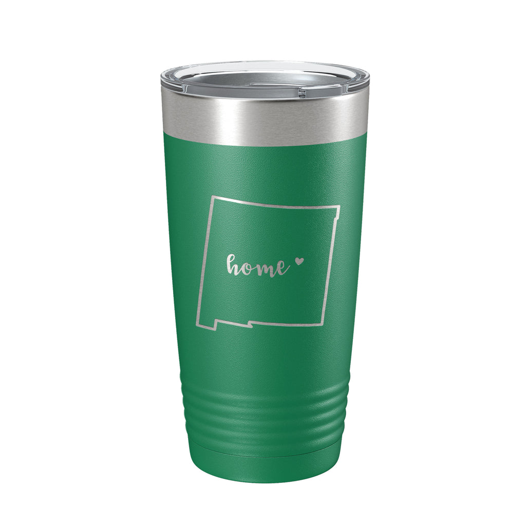 New Mexico Tumbler Home State Travel Mug Insulated Laser Engraved Map Coffee Cup 20 oz