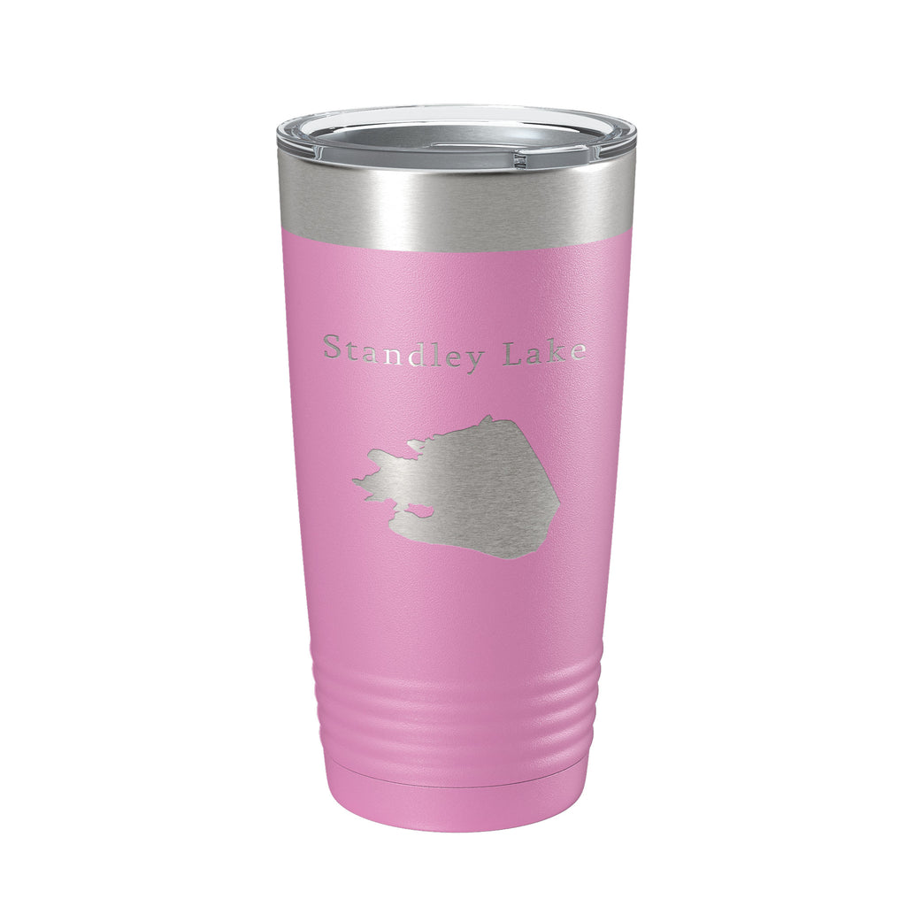 Standley Lake Map Tumbler Travel Mug Insulated Laser Engraved Coffee Cup Colorado 20 oz