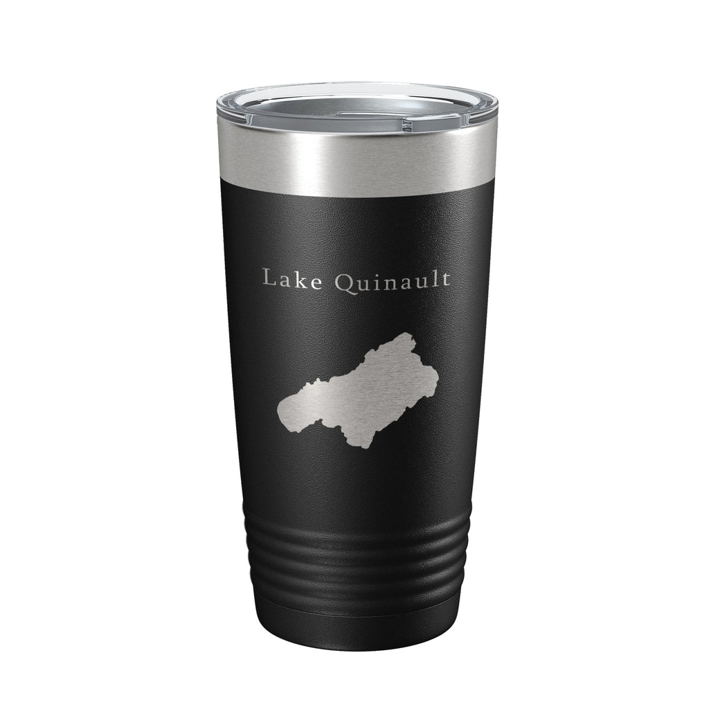 Lake Quinault Map Tumbler Travel Mug Insulated Laser Engraved Coffee Cup Washington 20 oz